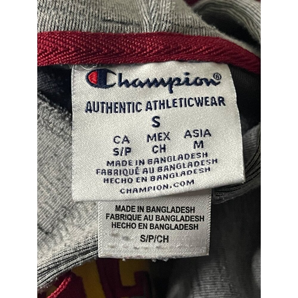 Champion Iowa State Cyclones Gray Hoodie Sweatshirt Mens Small Embroidered Logo - Picture 5 of 11